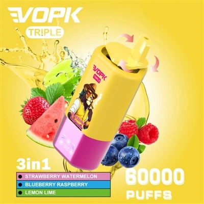 Vopk Triple 60000 Puffs Paras kolme makua vape -kokemus