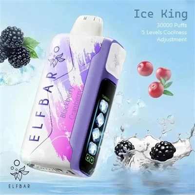 Erittäin vahva jäinen tunne, Ice King suosittelee: Elf Bar Ice King 30000