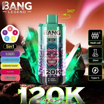 BANG LEGEND 120K, voit kokea suurimman nautinnon