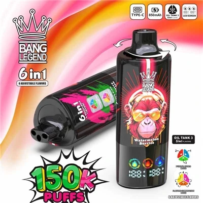 BANG LEGEND 150K kertakäyttöinen sähkötupakka