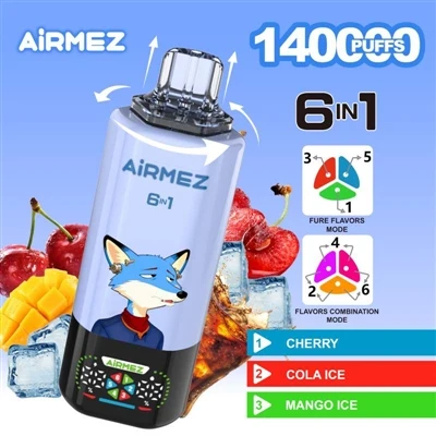 Airmez 6-in-1 140000: Kertakäyttöisten sähkösavukkeiden suorituskyvyn ja koke...
