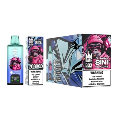 BANG BOX 200K kertakäyttöinen vape – ensisijainen valinta suuren kapasiteetin...