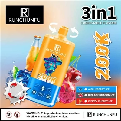 Runchunfu 200K Puffs: Uusi tutkimus kertakäyttöisten sähkösavukkeiden rakente...