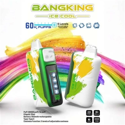 BANGKING ICE King COOL 60K: Uusi vertailukohta kertakäyttöisille sähkösavukke...