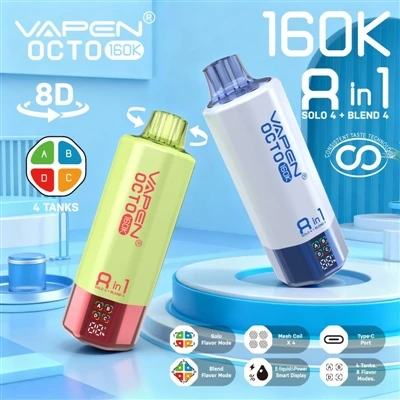 Useita makuja ilman kompromisseja: Kuinka Vapen Octo 160K 8in1 määrittelee uu...