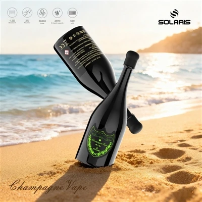SOLARIS Champagne 30000 Puffs 30K e-savuke: kun korkea pullomäärä kohtaa samp...