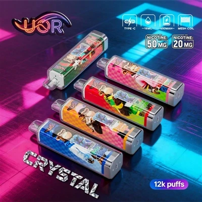 UOR CRYSTAL 12K: Ammattilainen kokemus kertakäyttöisistä vapeista