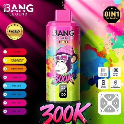 Bang Legend 300K – ylittää kertakäyttöisten sähkösavukkeiden kestävyyden rajoja