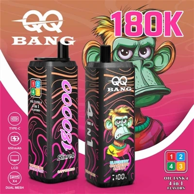 QQ BANG 4in1 180K: yksi tikku neljälle maulle, joka tekee päivästäsi hauskaa!