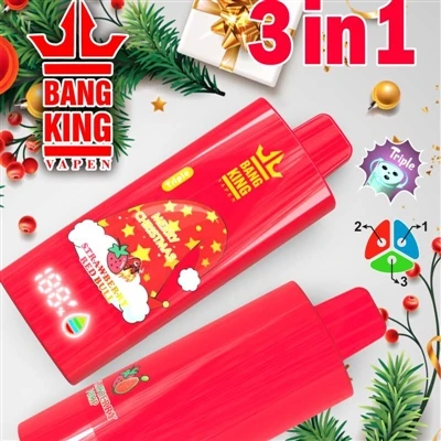 BANG KING Triple 100K: Kolmen-pakkauksen maku, pitkä-kestävä kumppani 100 000...