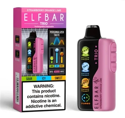 ELFBAR TRIO 40K PUFFIT: Määrittelee uudelleen kertakäyttöisen vapen kestävyyd...
