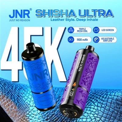 JNR SHISHA ULTRA 45000: Korkealaatuiset{1}}kertakäyttöiset vappesit ovat tulo...