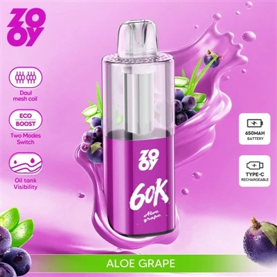 ZOOY Fizzy 60K: High{1}}Puff Vapes astuu 