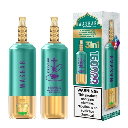 WASBAR DTL 3-in-1 150K: High{3}}Puff-Count Shisha-tyylin vape-kokemuksen uude...
