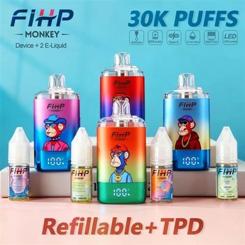 FIHP MONKEY 30K Uudelleentäytettävä Vape: uusi valinta, joka tasapainottaa pi...