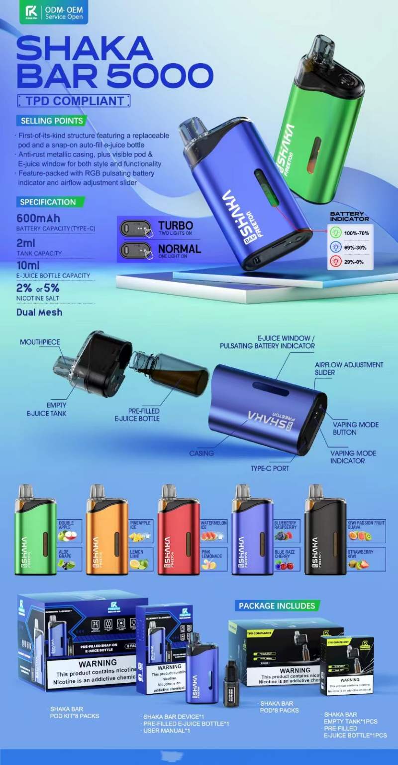 Freeton SHAKA BAR 5000 puff Freeton SHAKA BAR 5000 puff