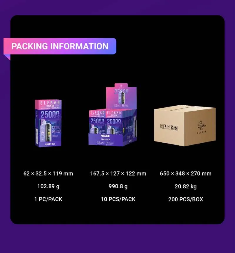 ELFBAR RAYA D3 25000 19 ELFBAR RAYA D3 25000 19