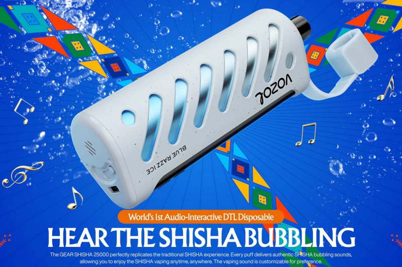 vozol-gear-shisha-25000-vapeVOZOL GEAR SHISHA 25000 1
